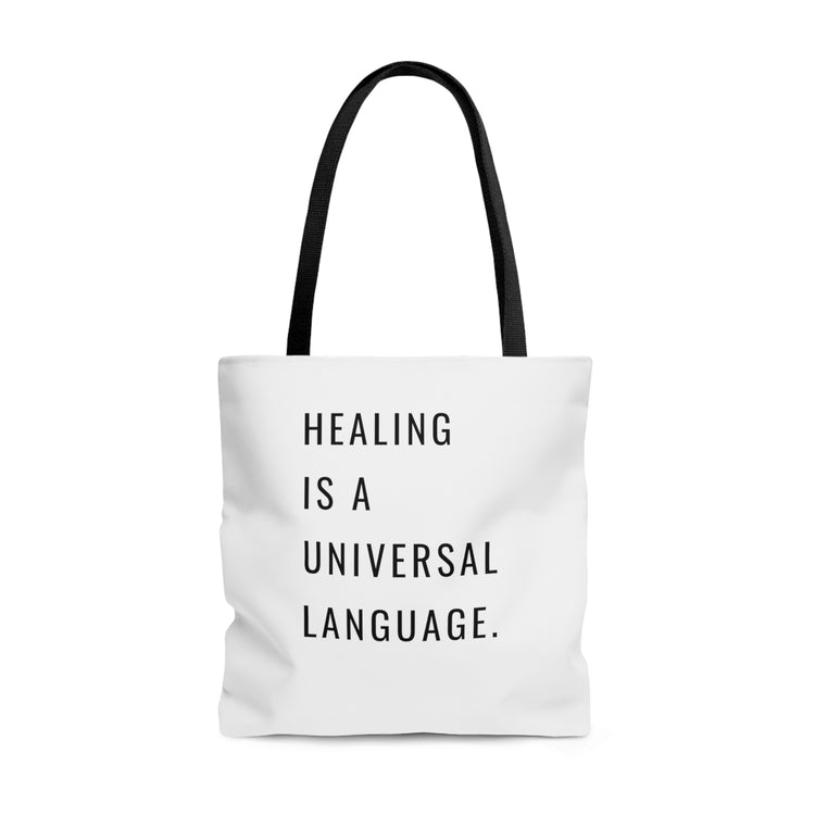 HEALING IS UNIVERSAL Tote Bag